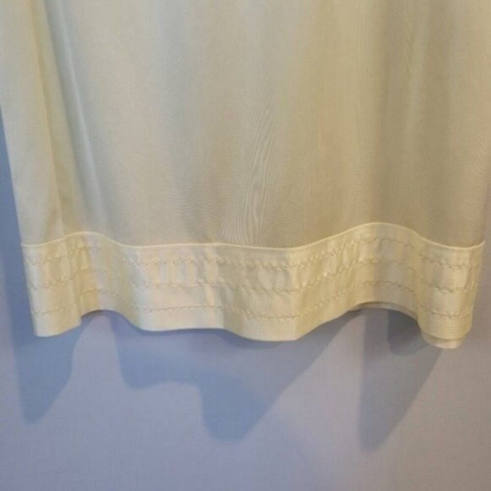 Vintage Mel-lin Dead Stock 1970's Snip a Row Satin Slip Skirt NWT - Picture 3 of 6